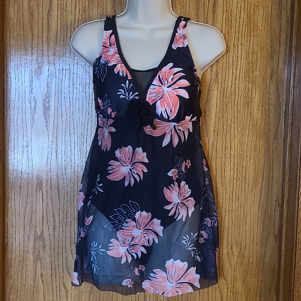 Floral 1pc Swim "babydoll"